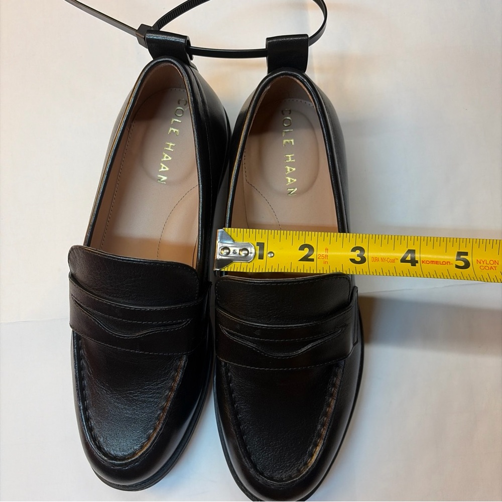 Cole Haan Shoes Womens Size 5B (L23) Black Stassi Penny Loafer LeatherW28188 - Picture 9 of 14